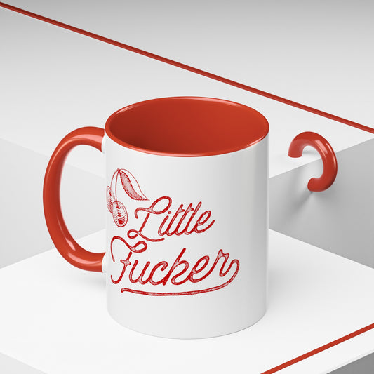 Little Fucker Accent Coffee Mug (11, 15oz)