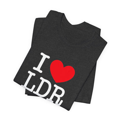 I Heart LDR Unisex Jersey Short Sleeve Tee