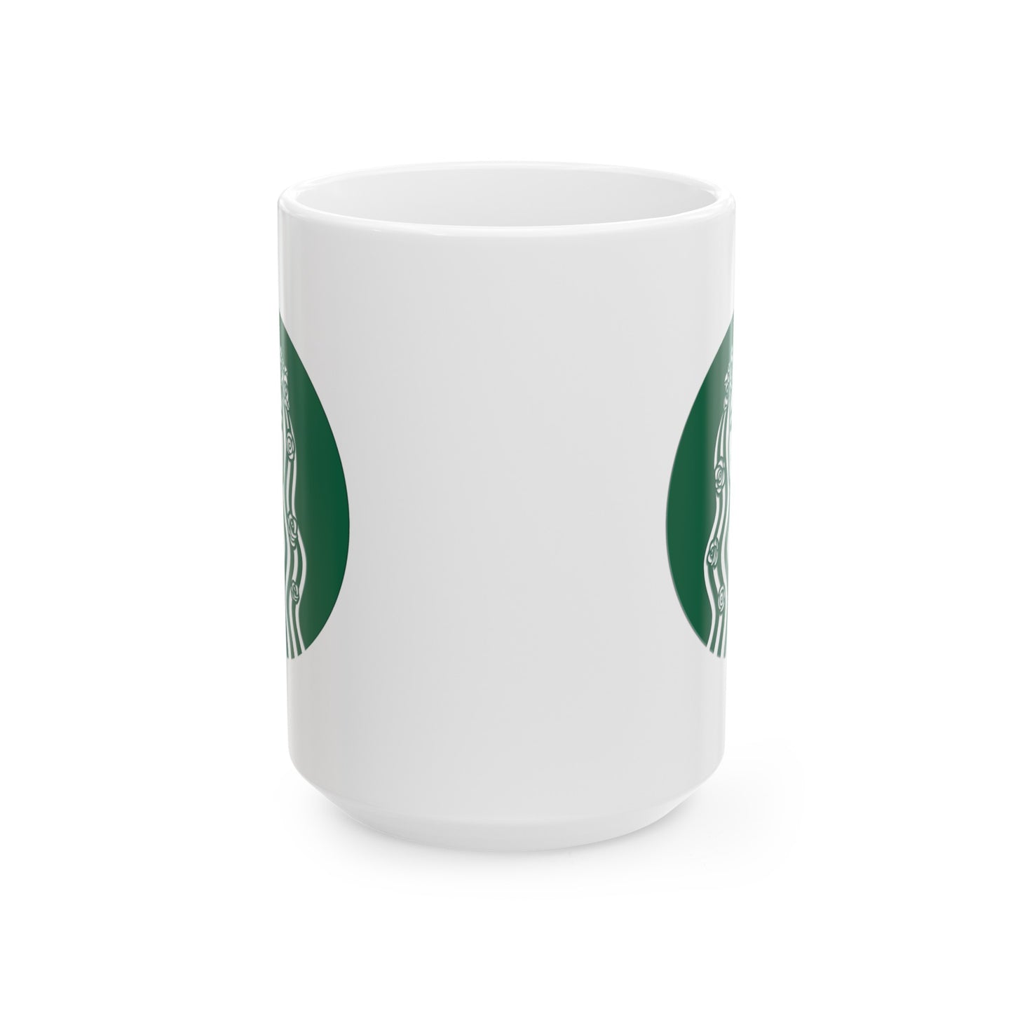 Double Logo Stargirl Coffee Co. Ceramic Mug, (11oz, 15oz)