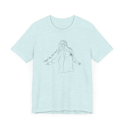 High By The Beach Line Art Lana Unisex Jersey Short Sleeve Tee