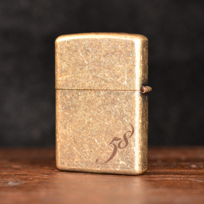 Vintage Brass Windproof LDR Lighter Replica