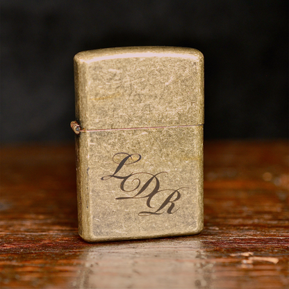 Vintage Brass Windproof LDR Lighter Replica