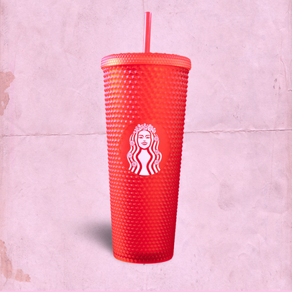 Studded Matte Cherry Tumbler | Stargirl Coffee Co. | LDR Inspired