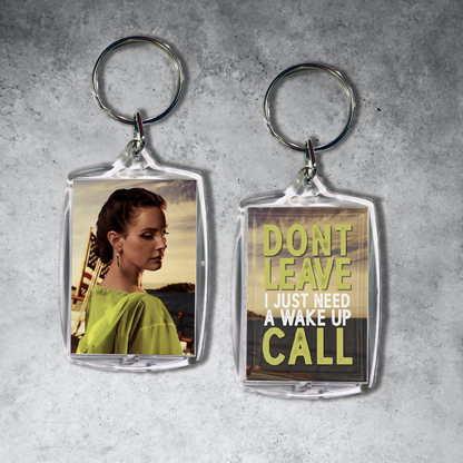 LDR Lyrical Quote Keychain