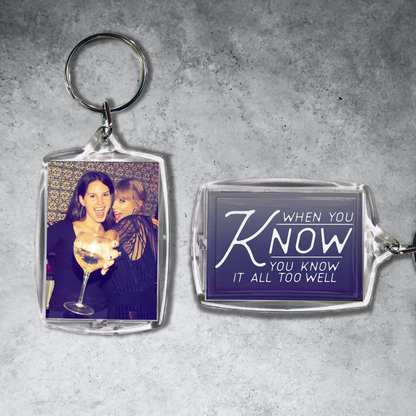 LDR Lyrical Quote Keychain