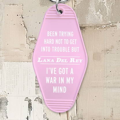 Ride Motel Keychain - Pink