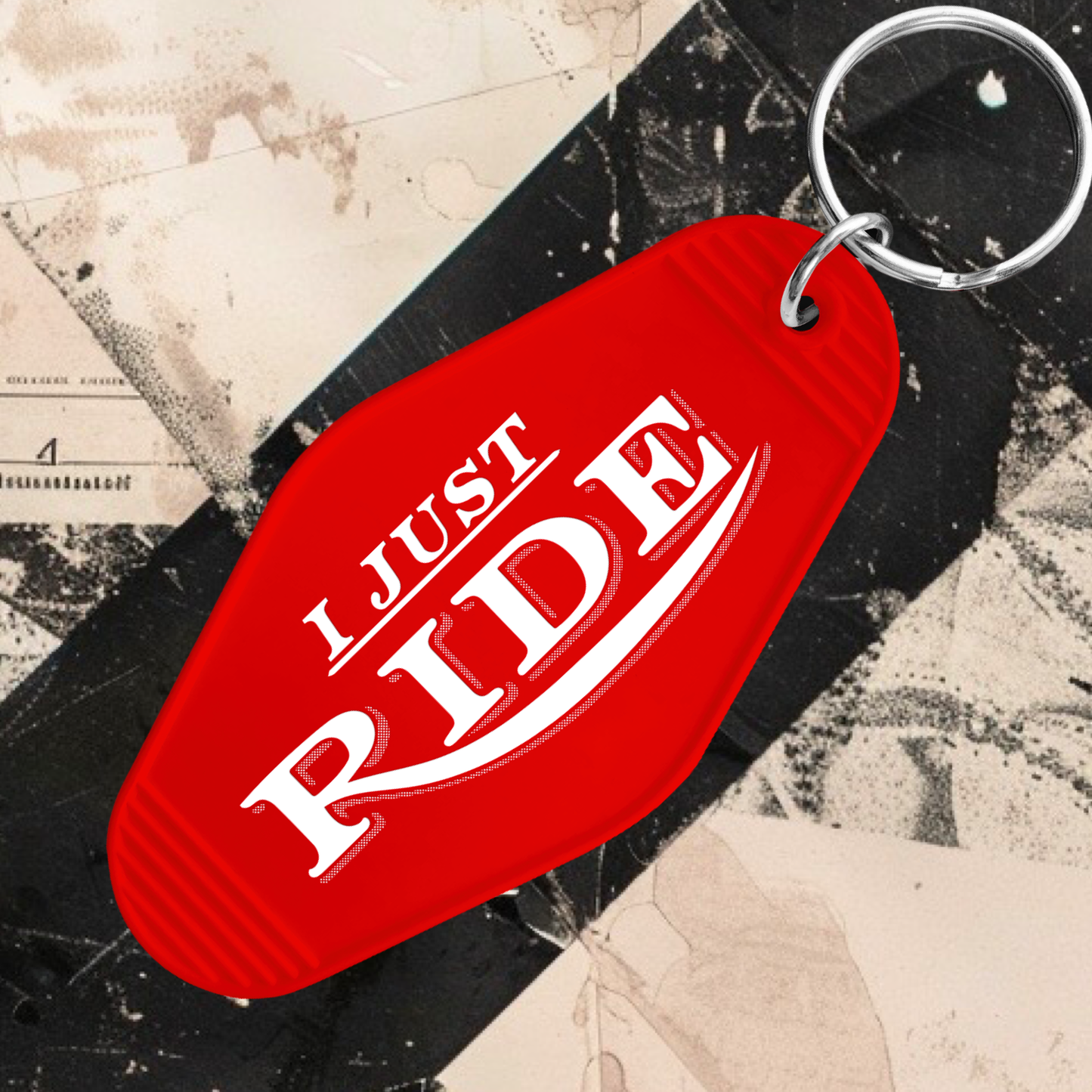 Ride Motel Keychain - Cherry