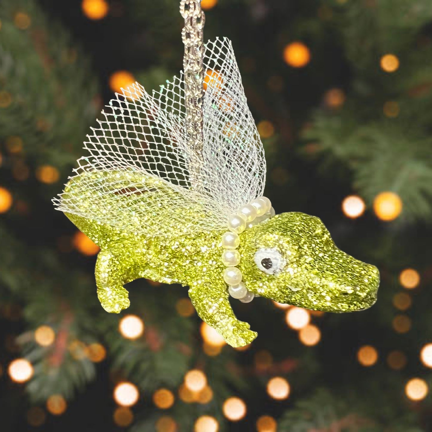 Lana Del Rey Alligator Wedding Bride Ornament