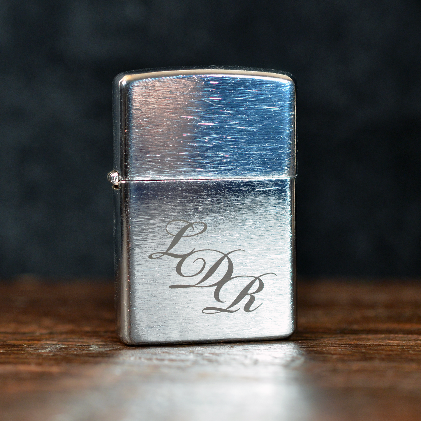 Brushed Silver Windproof LDR Lighter Replica