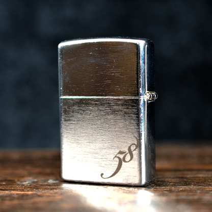 Brushed Silver Windproof LDR Lighter Replica