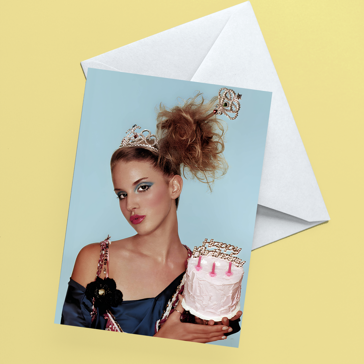 Lana Del Rey Photo Inspired Birthday Card