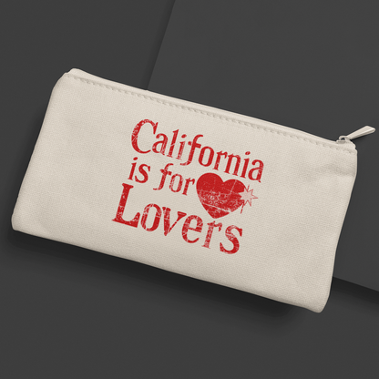 California is for Lovers Zipper Pouch