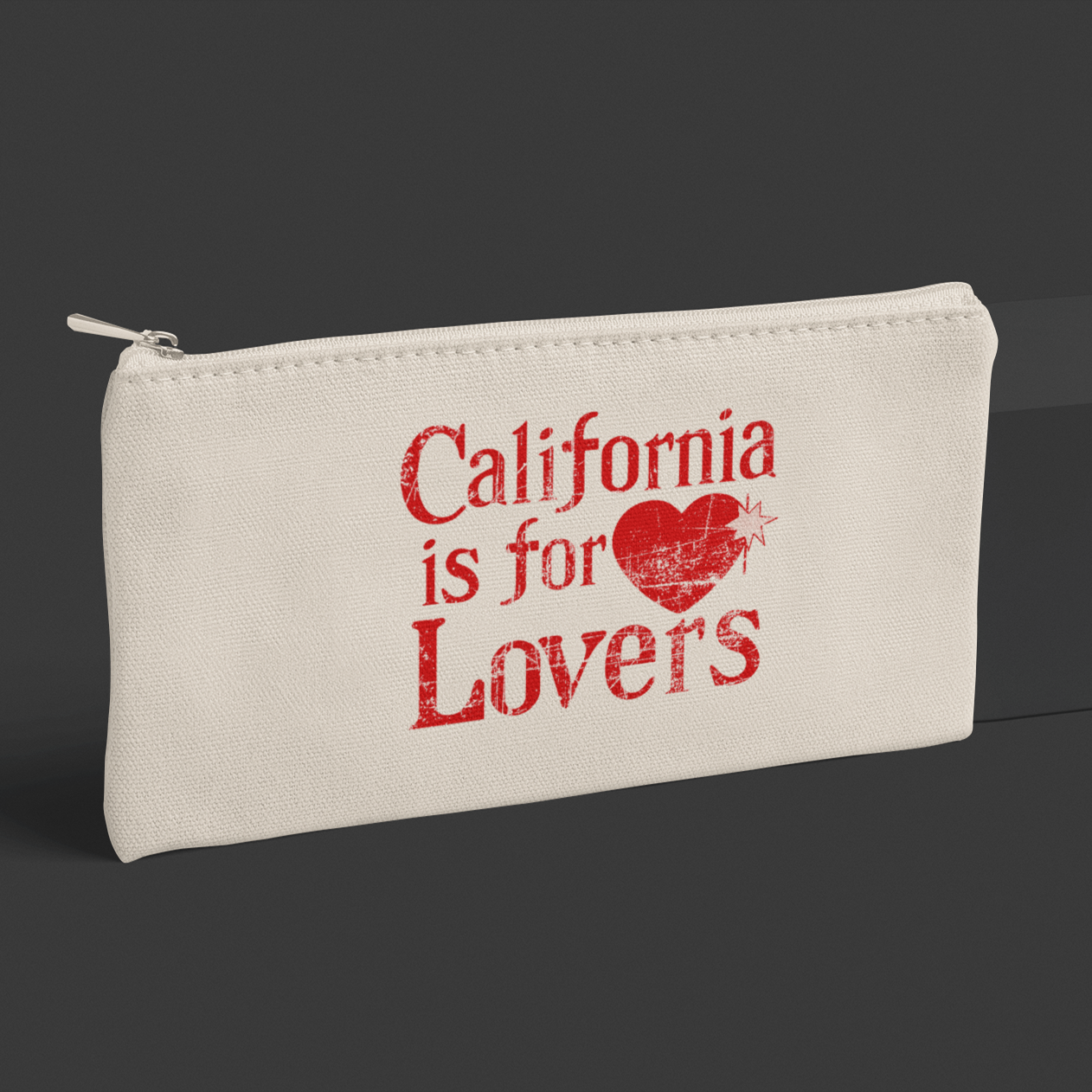 California is for Lovers Zipper Pouch