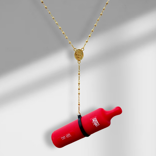 18-Karat Gold Rosary Vape Holder