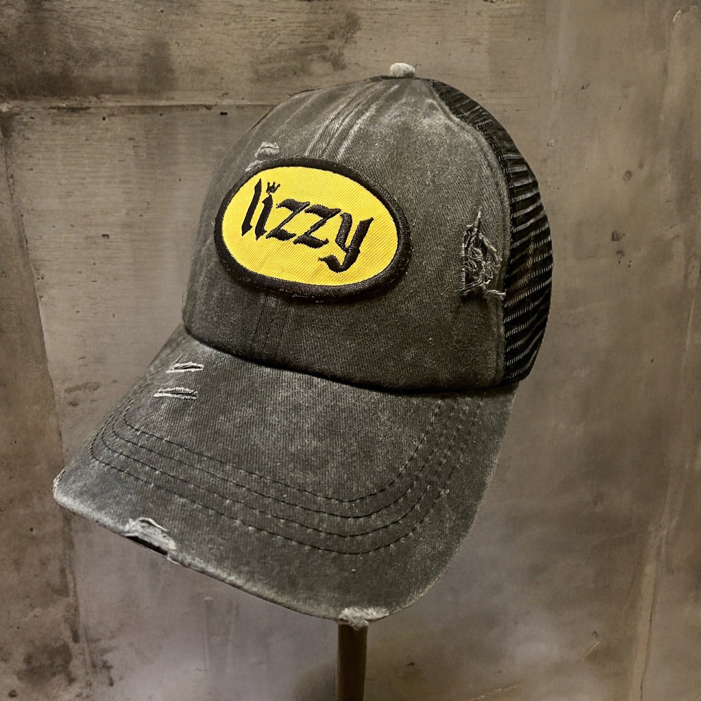 Lizzy Grant Midas Inspired Vintage Patch Trucker Hat