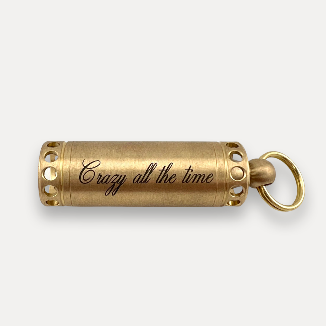 Customizable Rectangular Brass Pill or Trinket Box with Your