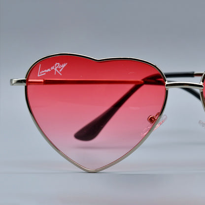 Del Rey Ban Heart-Shaped Sunglasses