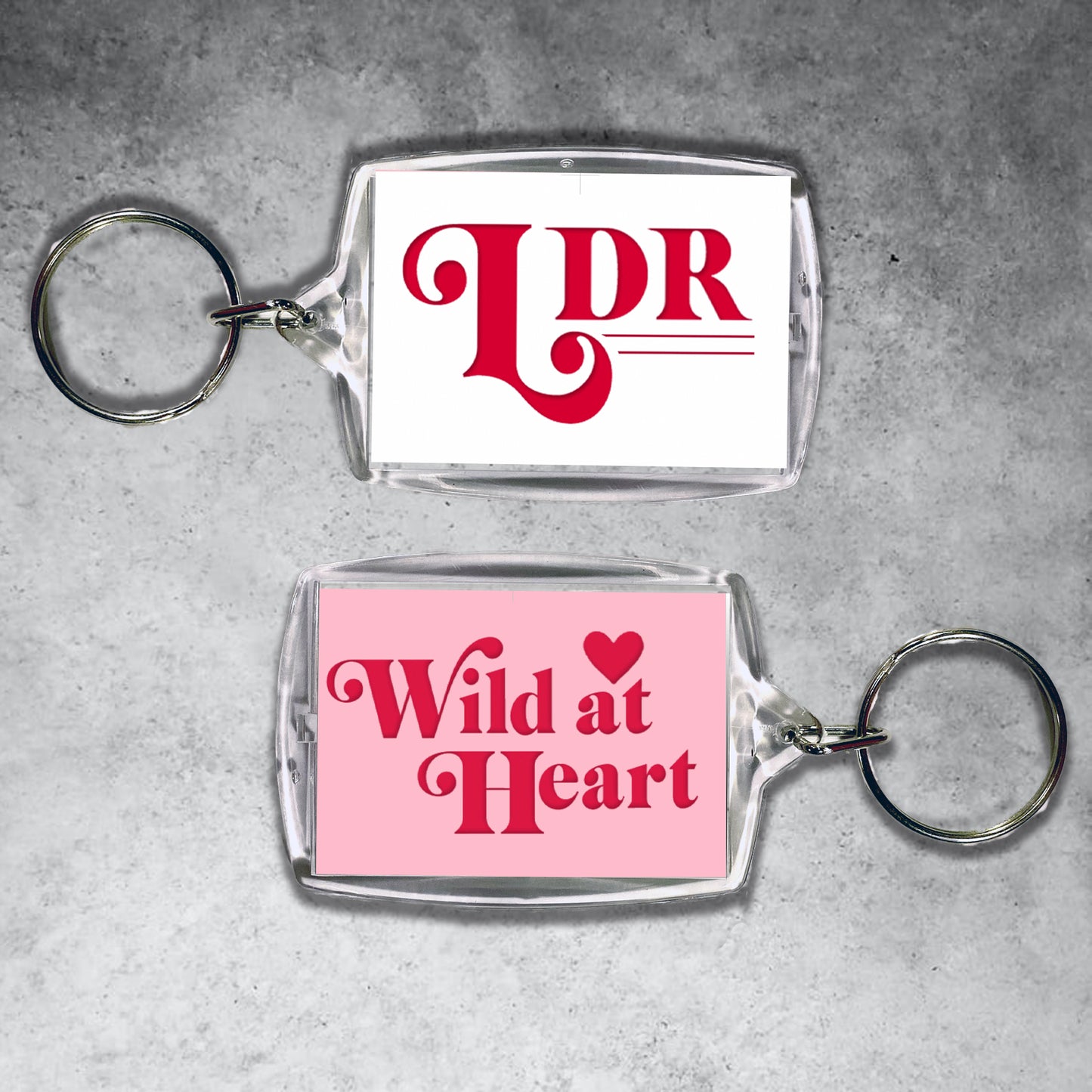 LDR Lyrical Quote Keychain