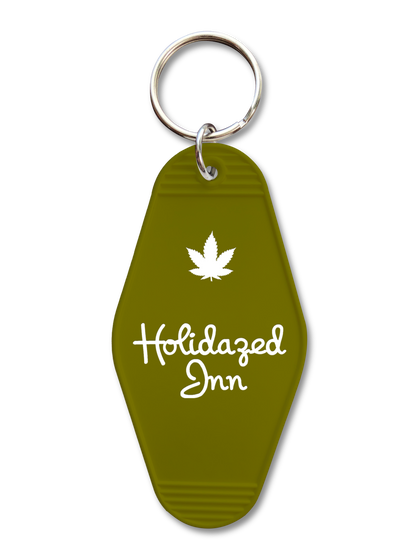 Holidazed Inn Vintage Motel Keychain