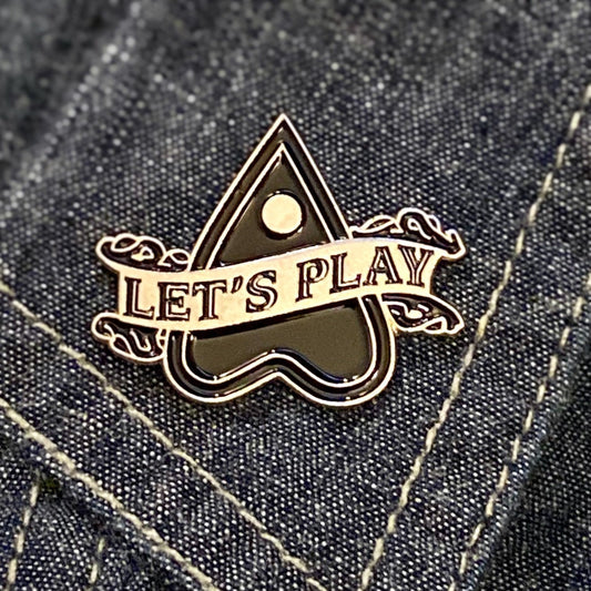 Let’s Play Ouija Enamel Pin