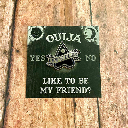 Let’s Play Ouija Enamel Pin