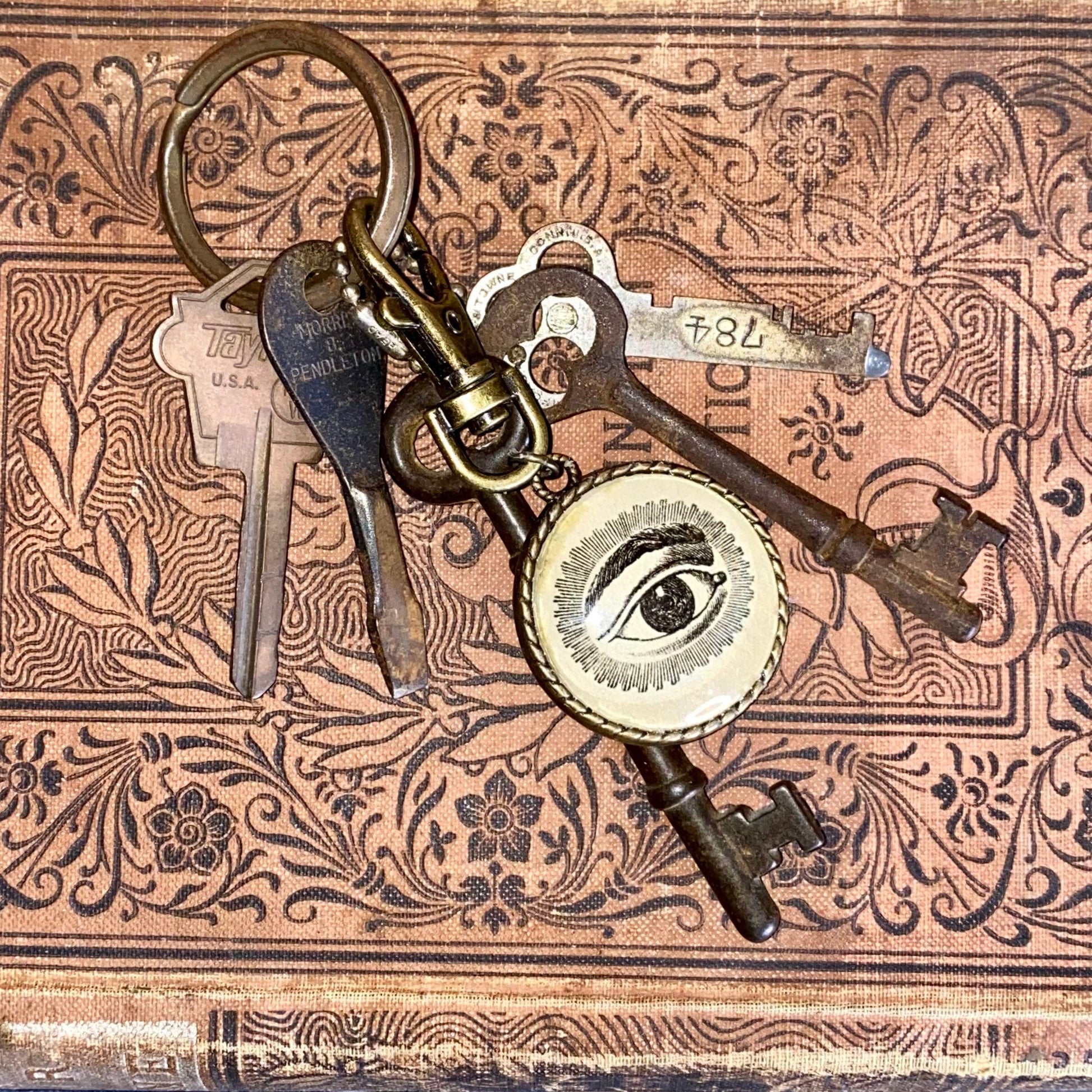 Vintage Eye Keychain