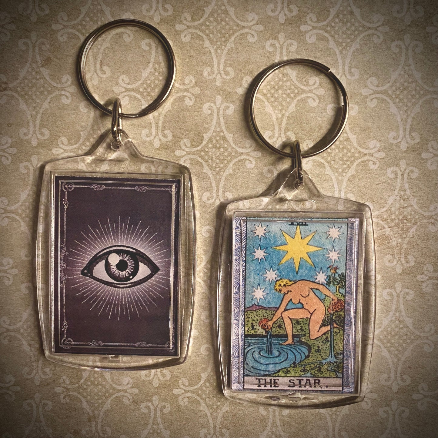 Tarot Card Keychain