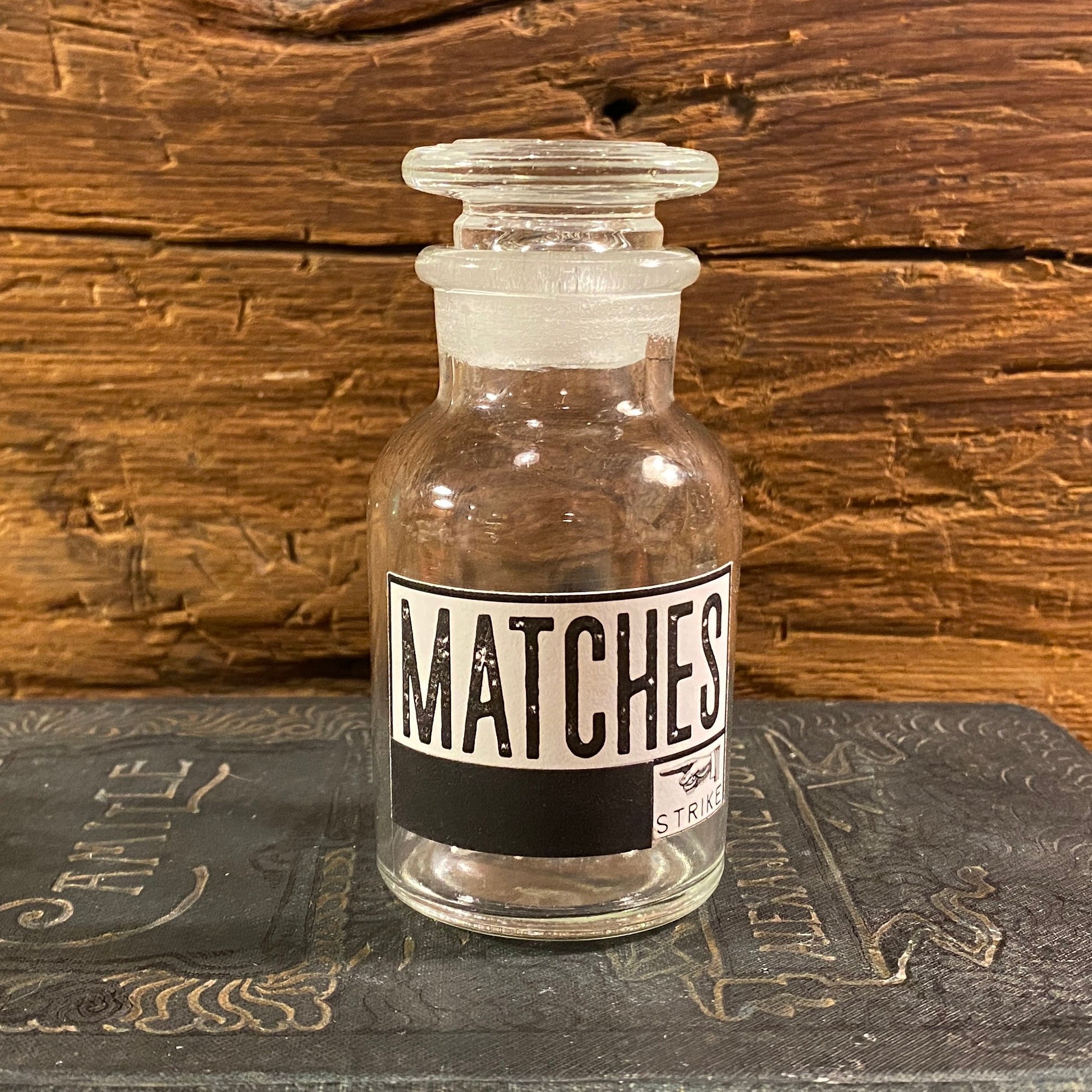 Glass Jar of Matches