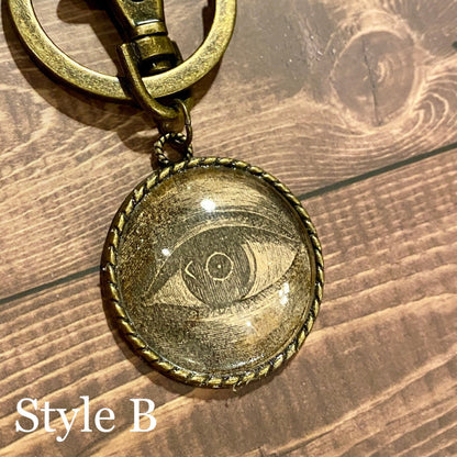 Vintage Eye Keychain