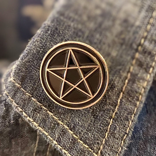 Pentagram Star Enamel Pin