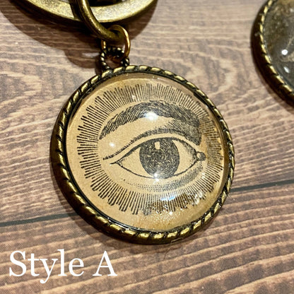 Vintage Eye Keychain