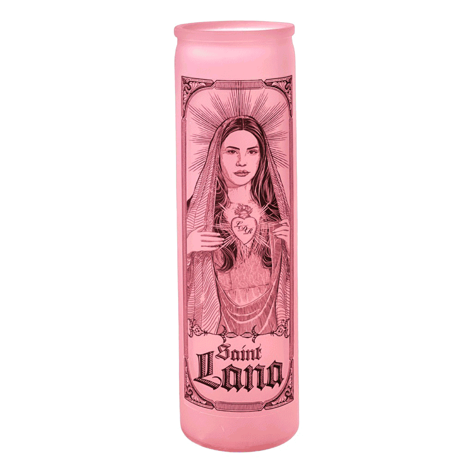 Saint Lana Vintage Engraved Style Prayer LED Candle
