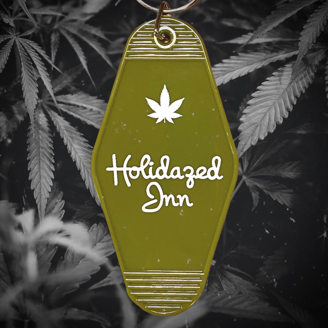 Holidazed Inn Vintage Motel Keychain