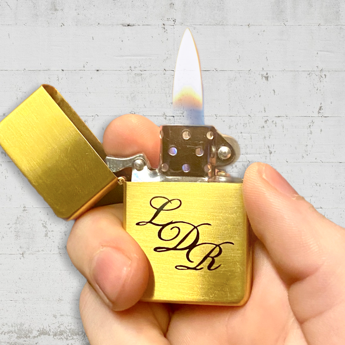 LDR Replica Gold Flip Top Lighter