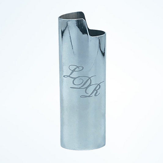 LDR Silver Chrome Bic Lighter Case