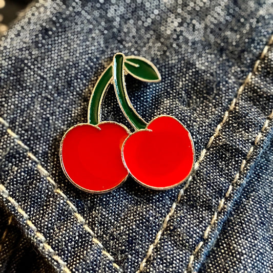 Cherry Enamel Pin