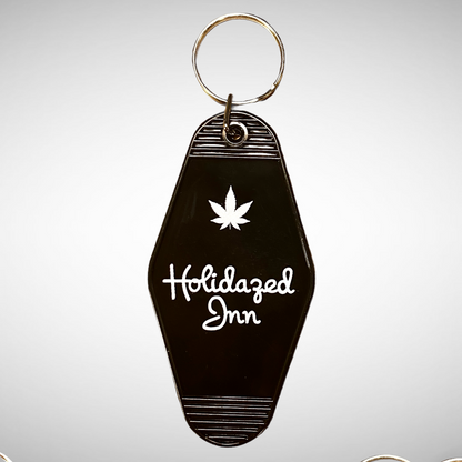 Holidazed Inn Vintage Motel Keychain