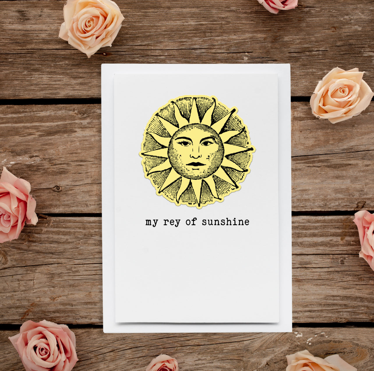 Rey of Sunshine LDR Inspired Valentine’s Day Card