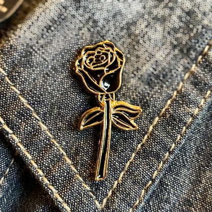 Rose Enamel Pin