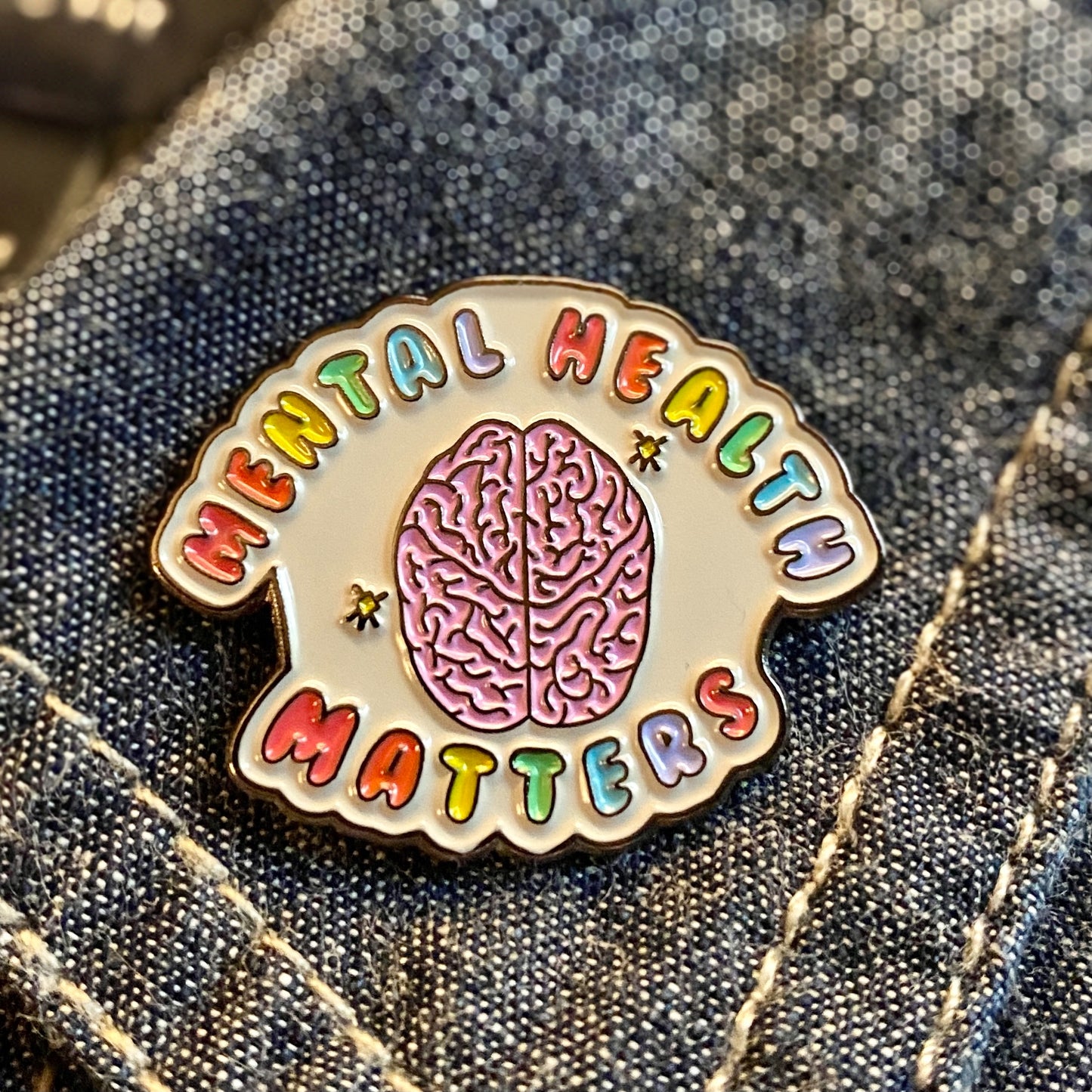 Mental Health Matters Enamel Pin