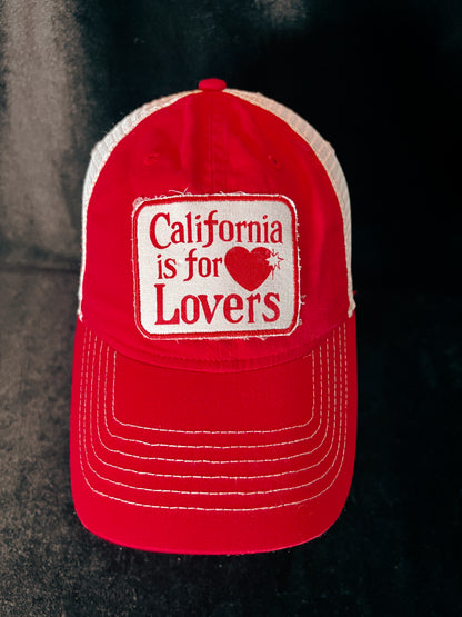 California is for Lovers Mesh Trucker Hat