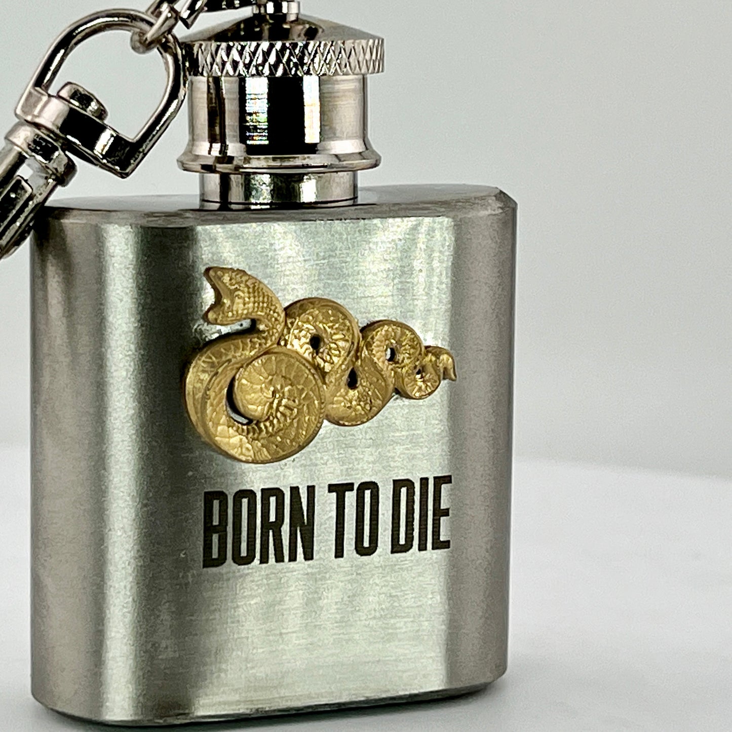 LDR Born to Die Mini Keychain Flask 1oz