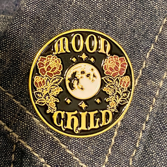 Moon Child Enamel Pin