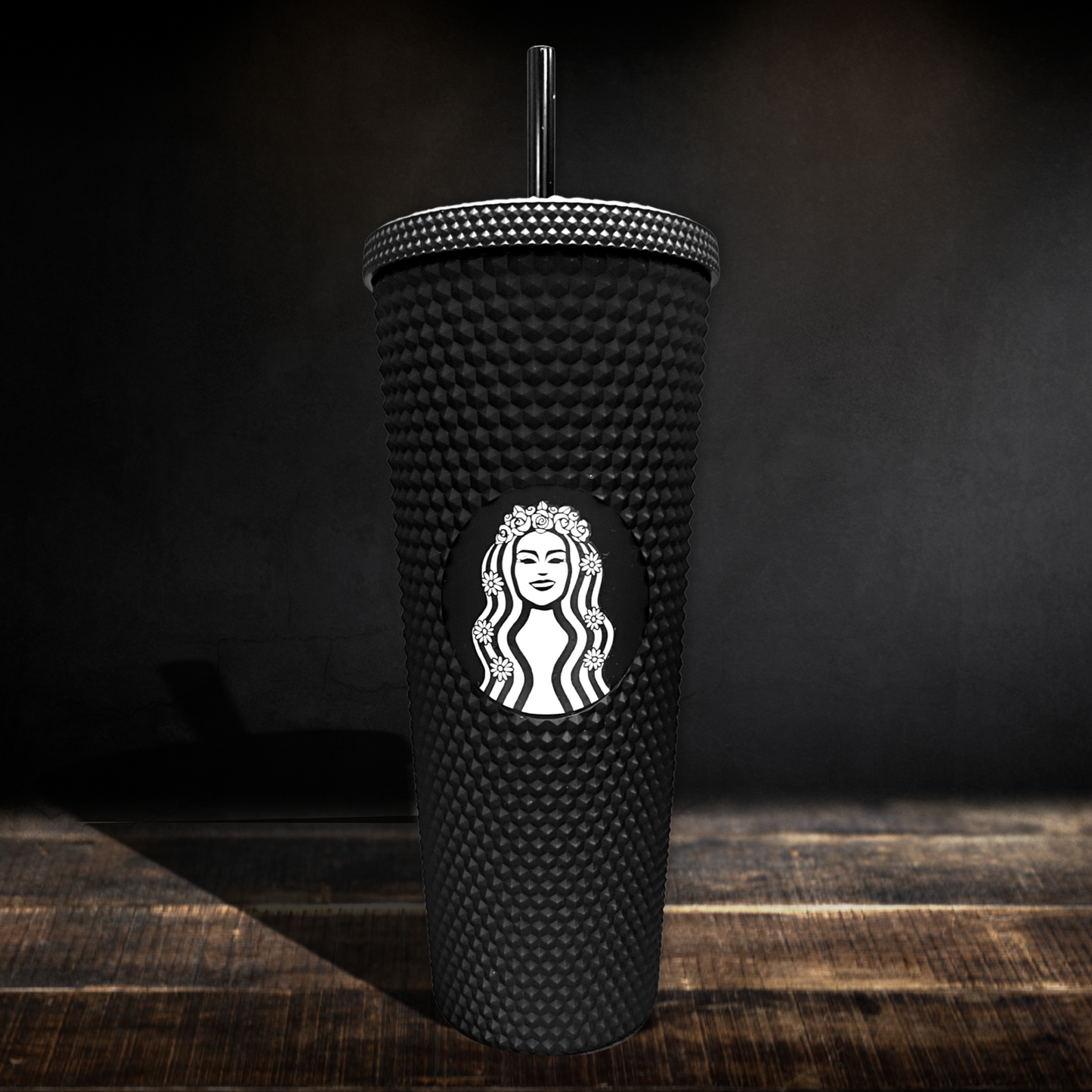 Studded Matte Black Tumbler | Stargirl Coffee Co. | LDR Inspired