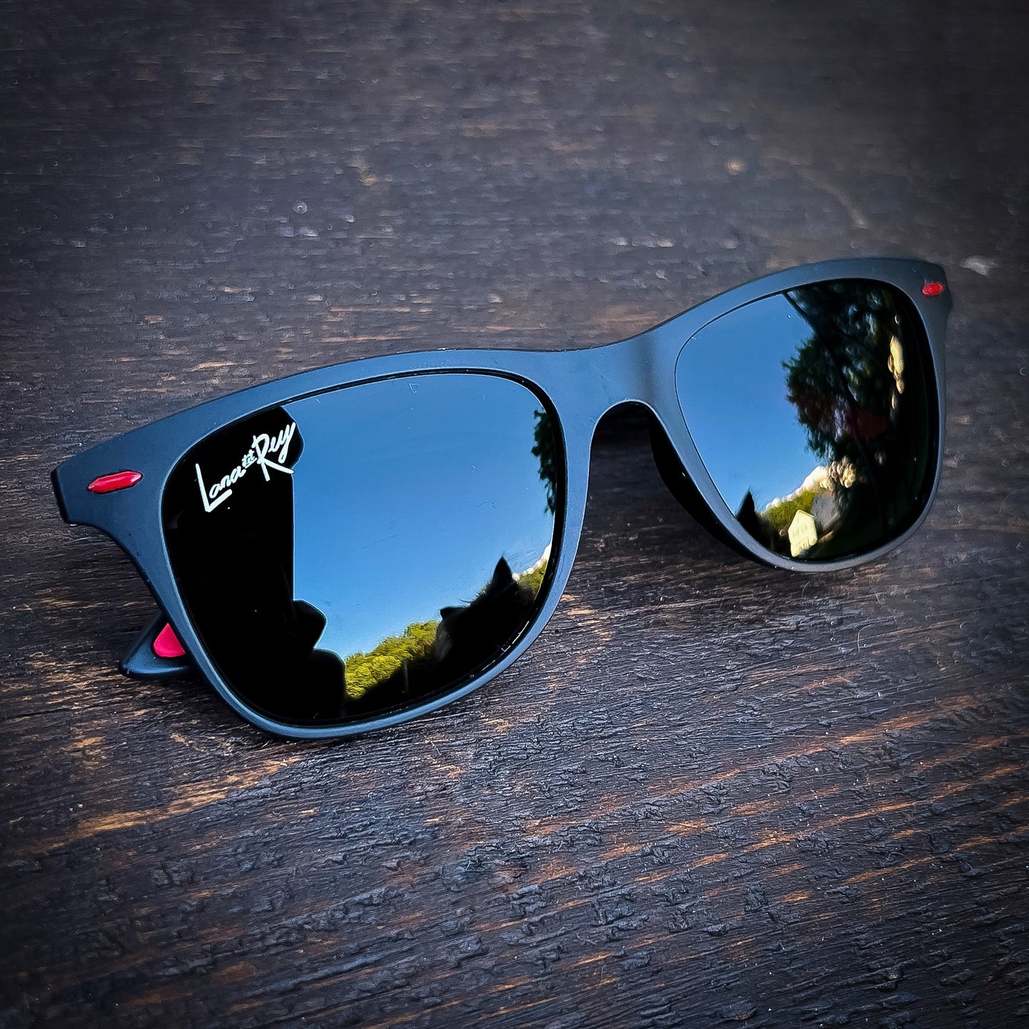 Del Rey Ban Cherry Pop Wayfarer Sunglasses