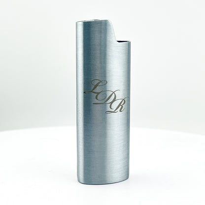 Brushed Silver LDR Lighter Case