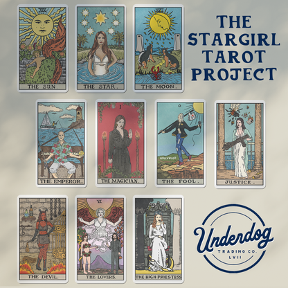 The High Priestess LDR Stargirl Tarot Card