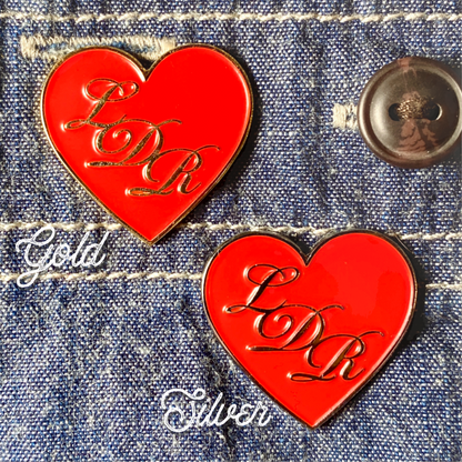 LDR Heart Enamel Pin