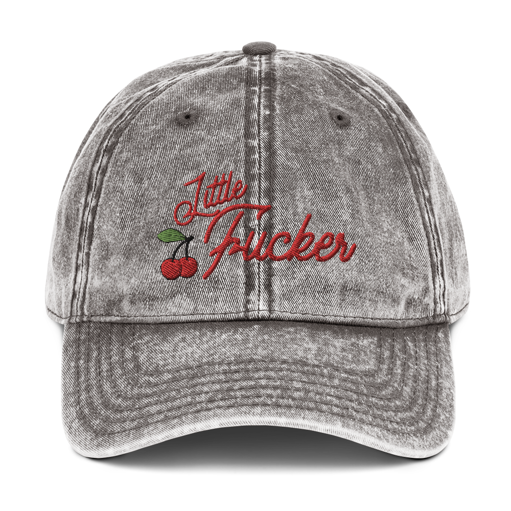 Little Fucker Vintage Cotton Twill Cap