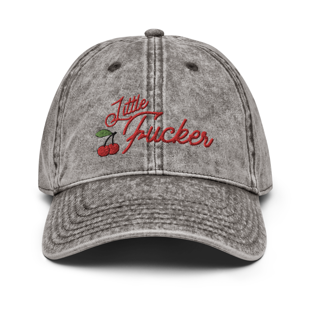 Little Fucker Vintage Cotton Twill Cap